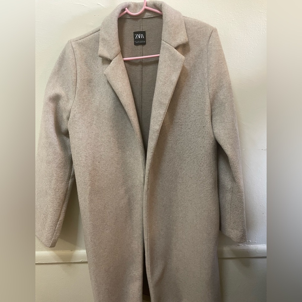 Zara Cream Trench Coat